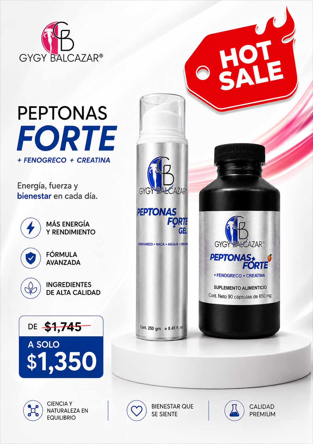 Kit Peptonas Forte Hombre