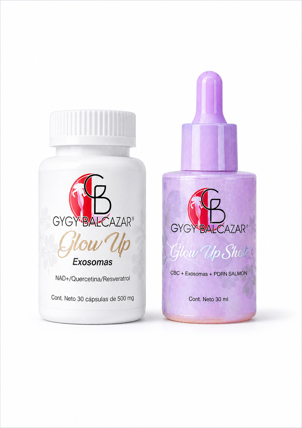 The Glow Up Caps + Shot Mujer